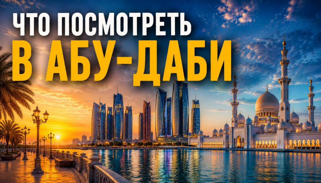 Что посмотреть в Абу-Даби за 1 день самостоятельно: три объекта мирового уровня и рыбацкая деревня ставшая столицей за полвека