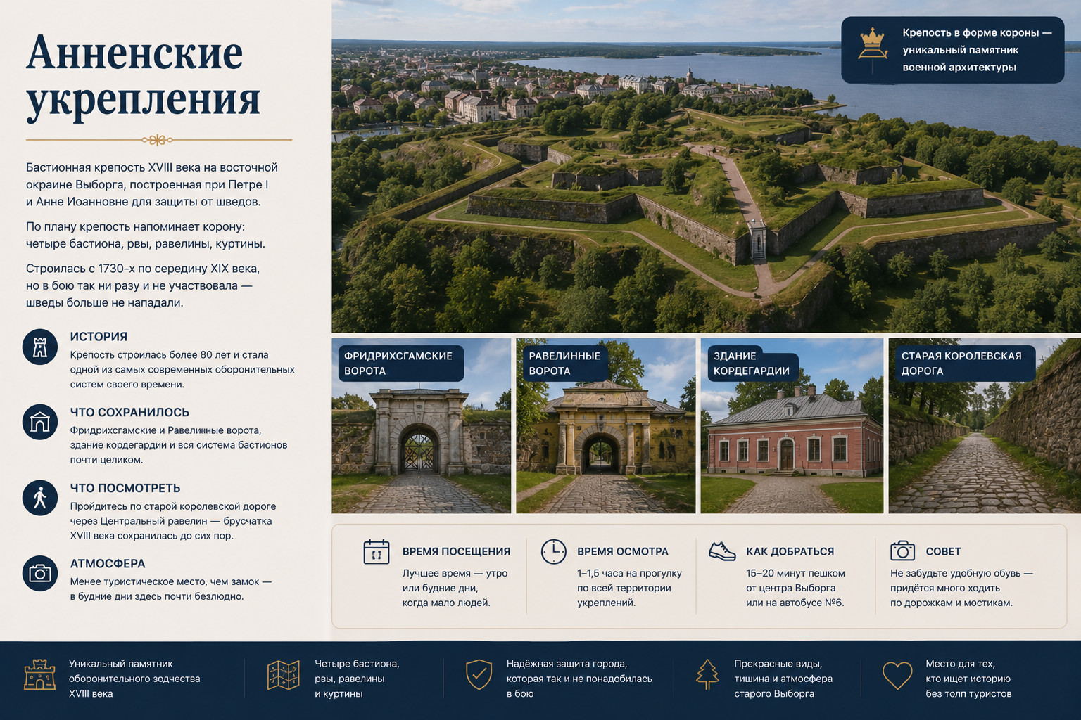 Анненские укрепления: исторический путеводитель