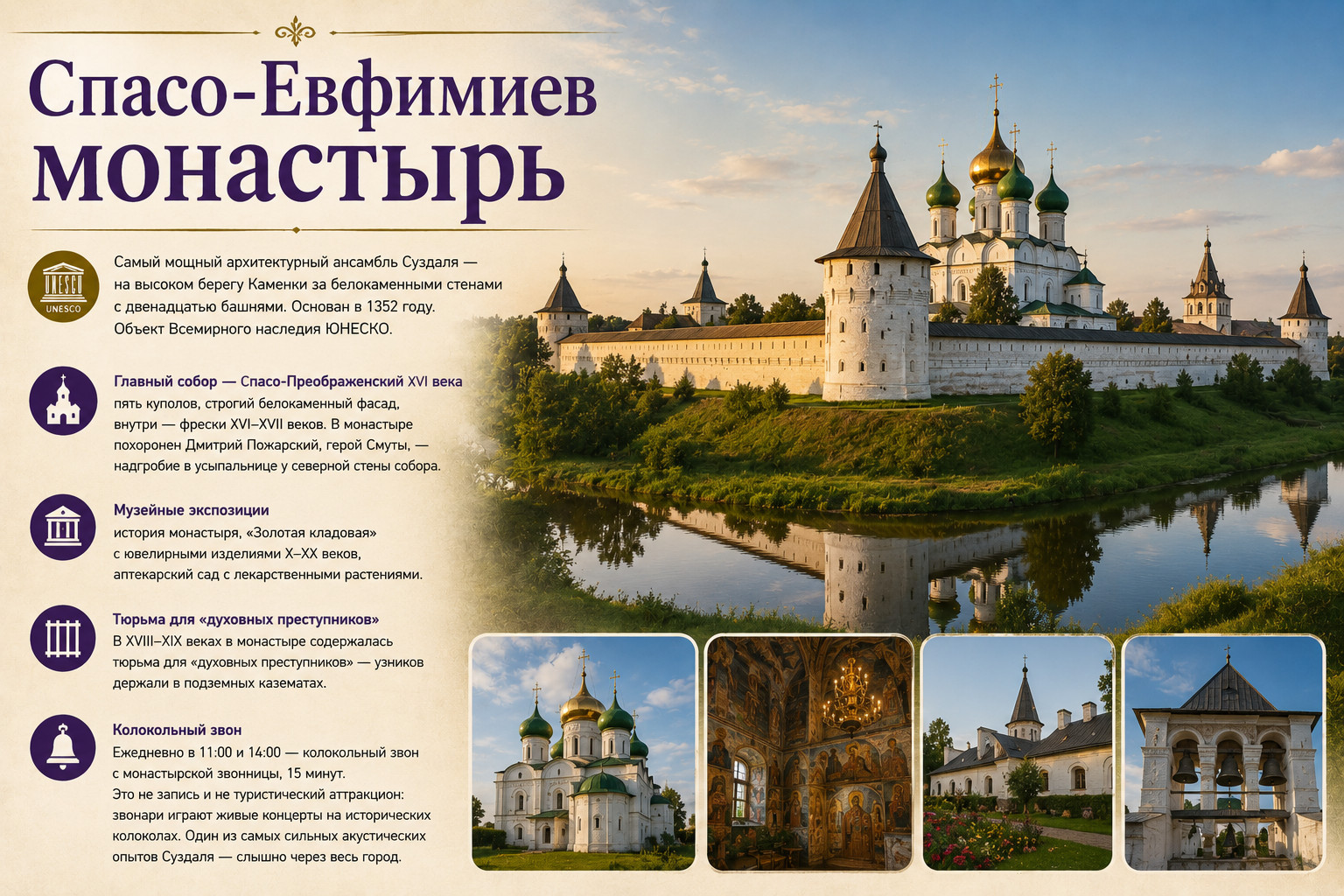 Спасо-Евфимиев монастырь в Суздале

