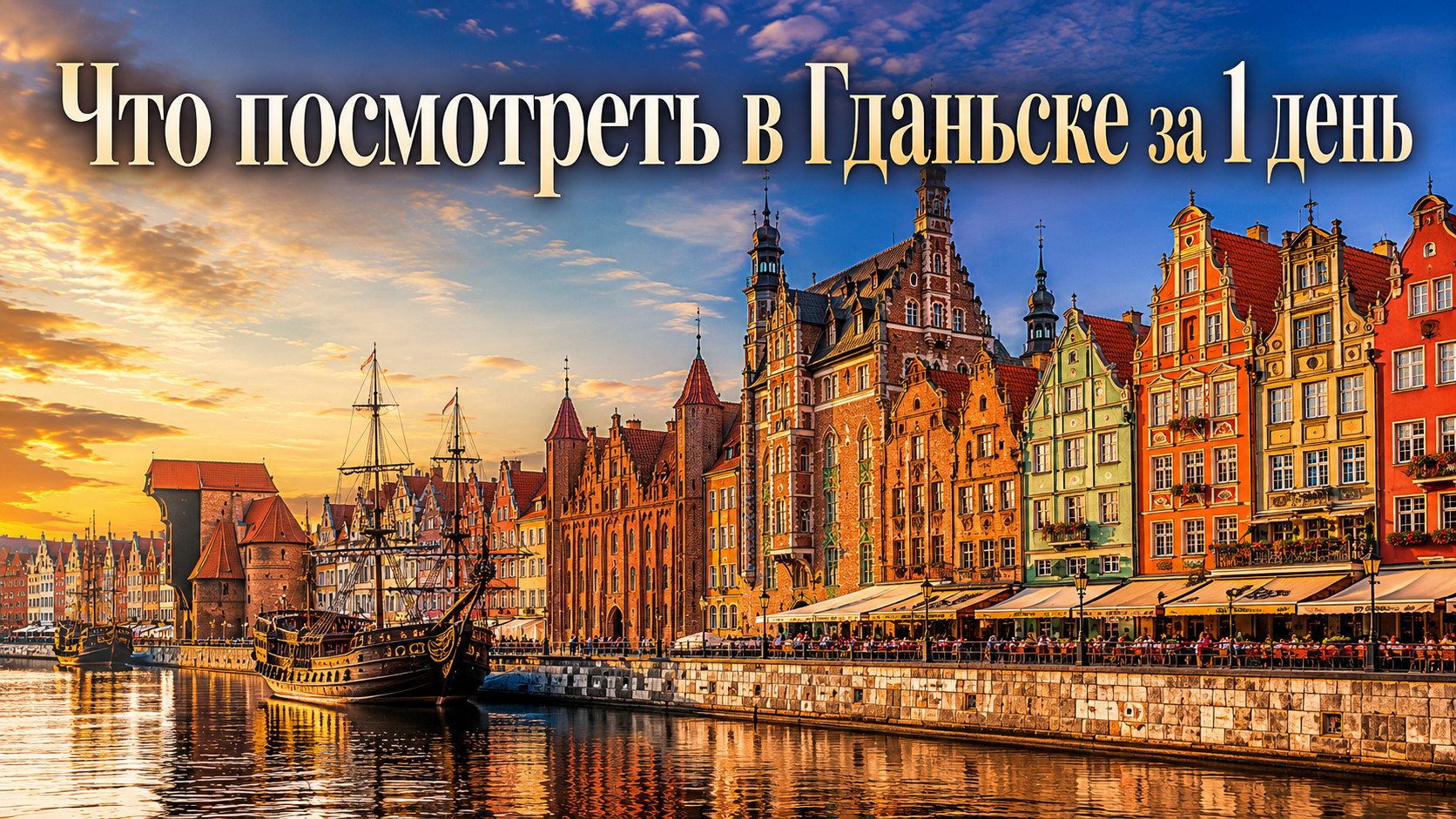Гданьск у золотой час