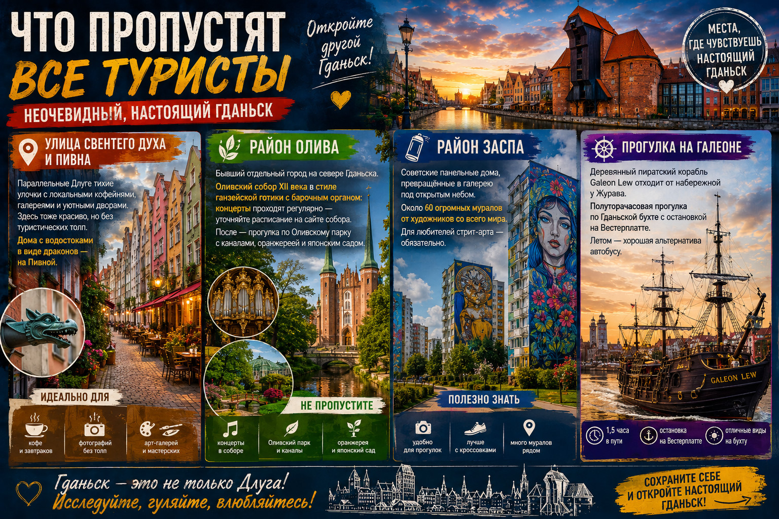 Нечастые маршруты Гданьска