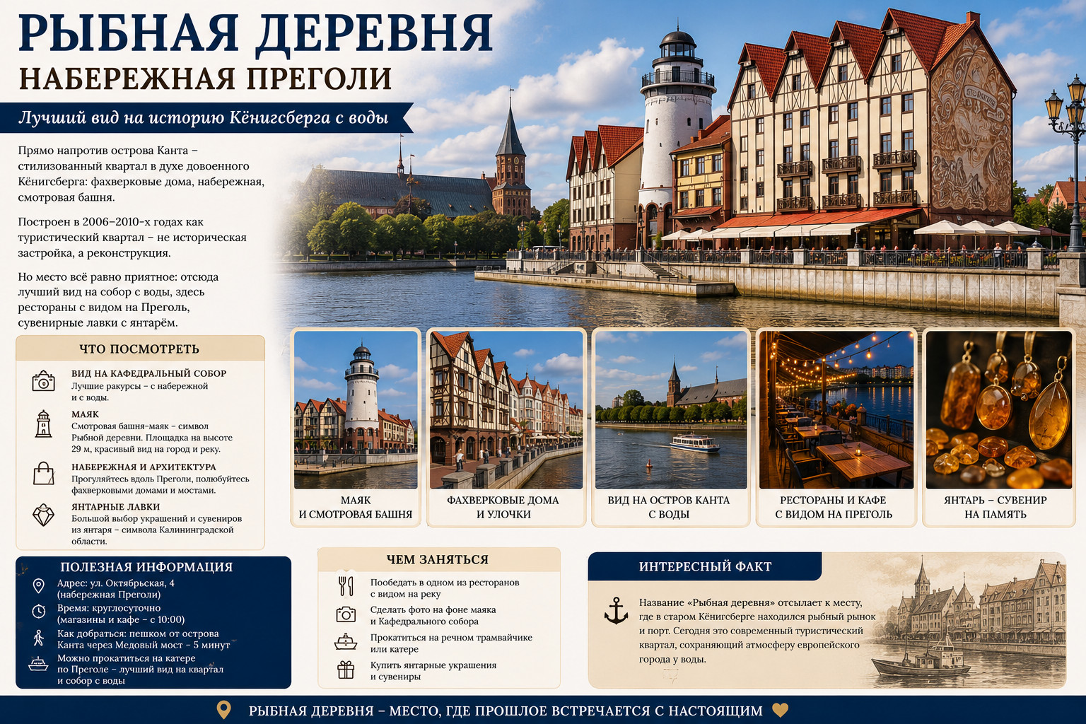 Рыбная деревня: историческая прогулка у воды

