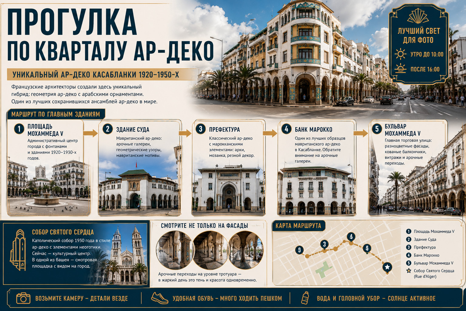 Прогулка по кварталу ар-деко

