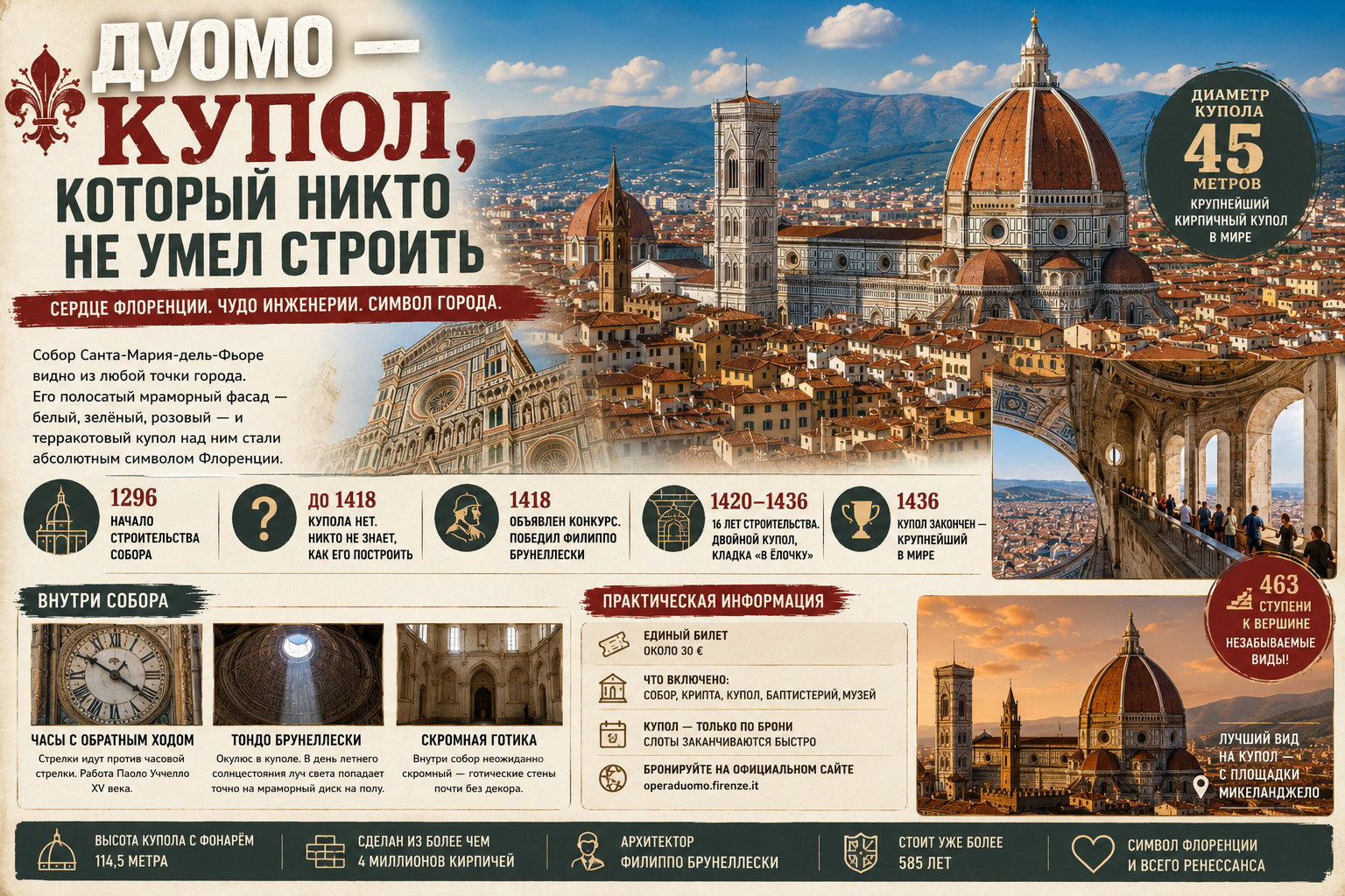 Дуомо — купол который никто не умел строить